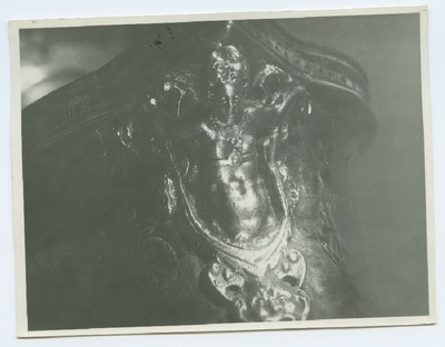 Hõbedast kannu ornament.  duplicate photo