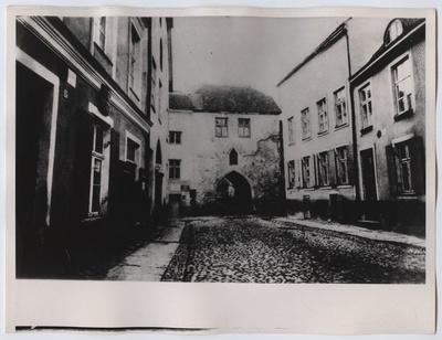 Tallinna Harjuvärav seest, umbes aastal 1860.  duplicate photo