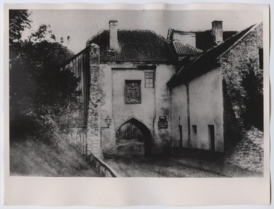 Tallinna Harjuvärav väljast, umbes aastal 1860.  duplicate photo