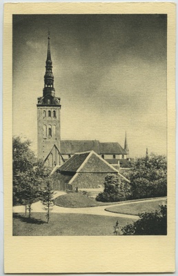 Tallinn, vaade Niguliste kirikule.  duplicate photo