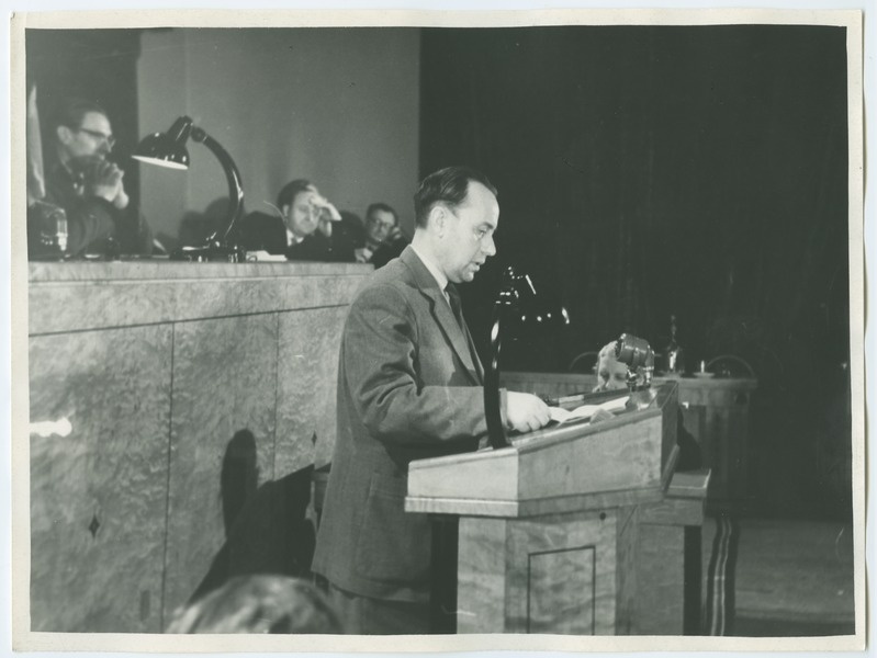 Hans Leberecht sõna võtmas