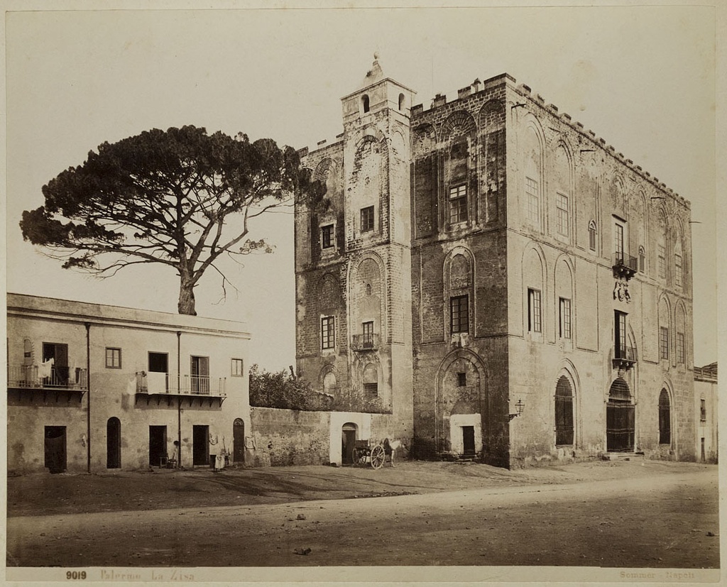 Summer Zisa 9019 - Giorgio Sommer (1834-1914): Palermo, Castello La Zisa. Neg-no. 9019