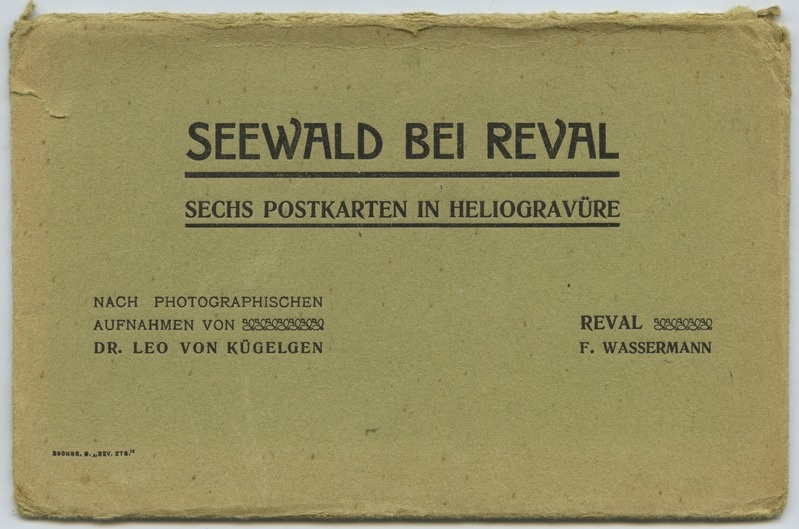 Komplekt postkaarte "Seevald bei Reval".
