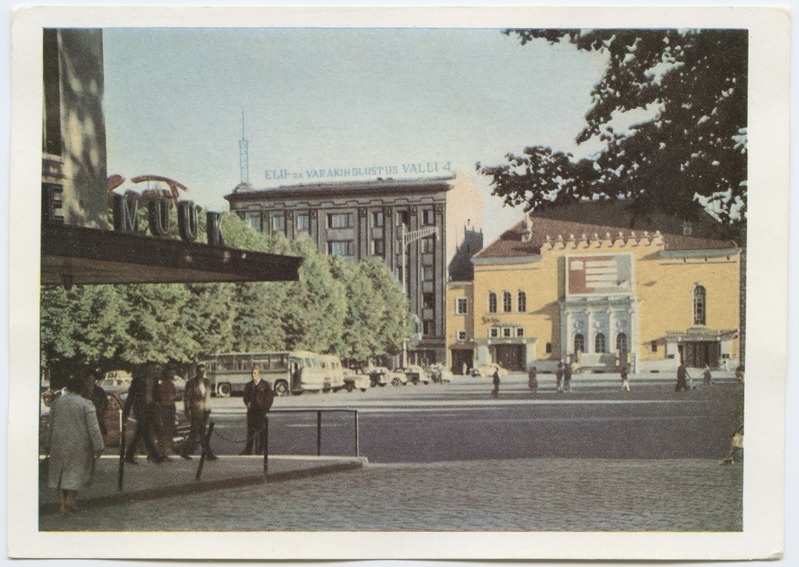 Tallinn. Vaade Võidu väljak Harju t. nurgalt