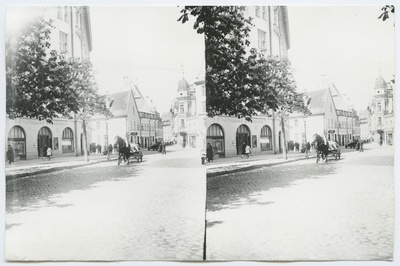 Tallinn. Suur-Karja ja Müürivahe, Vana-Posti tänavate ristumiskoht  duplicate photo