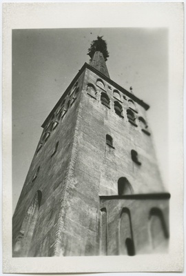 Tallinn. Oleviste kiriku torn. Kiivri tipp tellingutes  duplicate photo