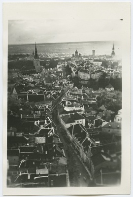 Tallinn. Õhufoto Tallinnast Laia tänava ümbrus  duplicate photo