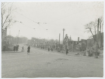 Tallinn. Põlenud ja purustatud Tartu mnt  similar photo