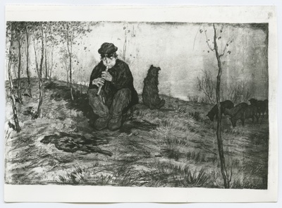 K. Raud "Kuni kartulid küpsevad", 1897. aastast.  duplicate photo