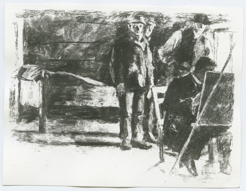 K. Raud "Kunstnik külas", 1890-ndatest aastatest.