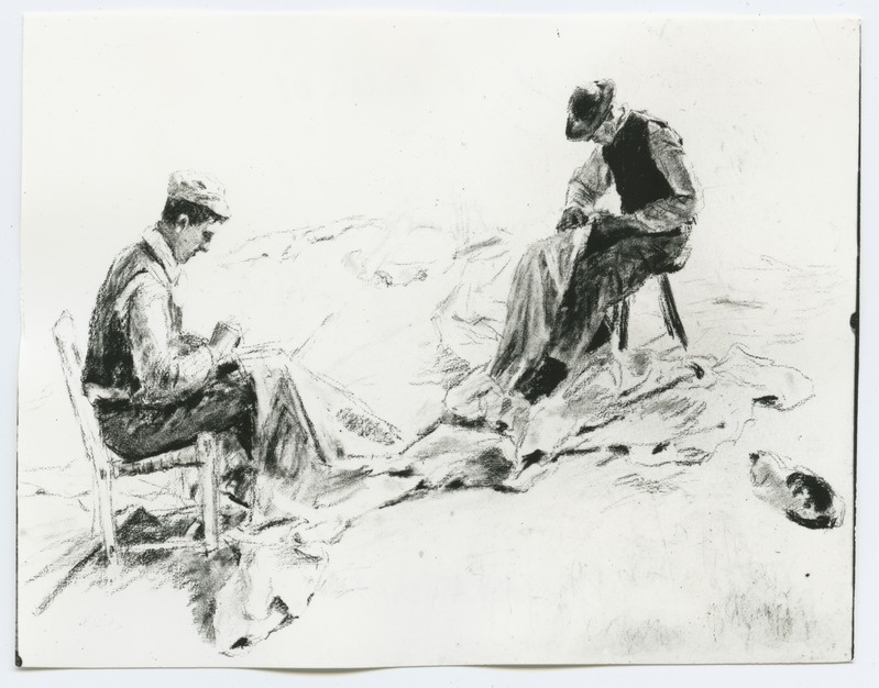 K. Raud "Purjepaikajad", umbes 1897. aastast.
