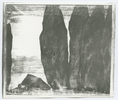 K. Raud "Õhtu rannas", 1930-ndate aastate lõpust.  duplicate photo