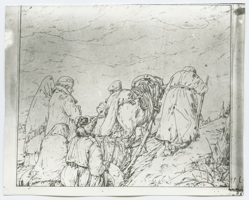 K. Raud "Kirikuteel", umbes 1885. aastast.