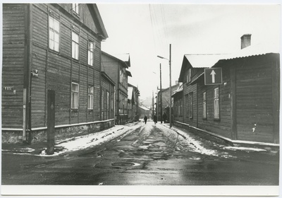 Tallinn. Ravi tänavalt vaade Uus-Tatari tänavale Kingissepa t. suunas  duplicate photo