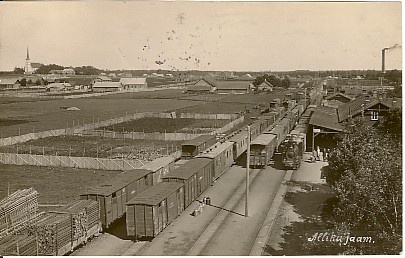 Photo, Türi Railway Station in 1923.