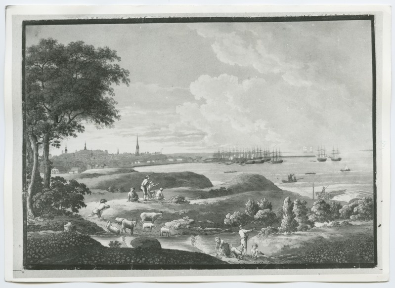 A. Schuch "Vaade Tallinnale Kadriorust" 1816. aastast.