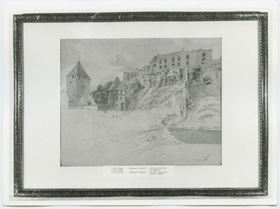 A. Hagen "Nunne värav" umbes 1820. aastast.  similar photo