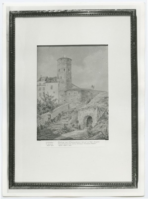 A. Schlater "Vaade Stoltingi tornile Paksu Margareeta juures" 19. sajandist.  duplicate photo