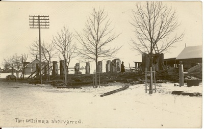 Ruins of Türi comrade  duplicate photo