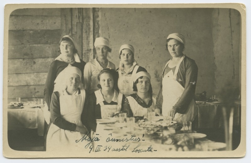 Grupifoto maja õnnistus 1934