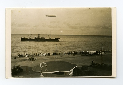 A/l "Sulev" and German airship (Zeppelin)  duplicate photo