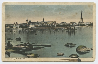 Tallinn. Vaade mere poolt, praeguse reisisadama kohalt  duplicate photo