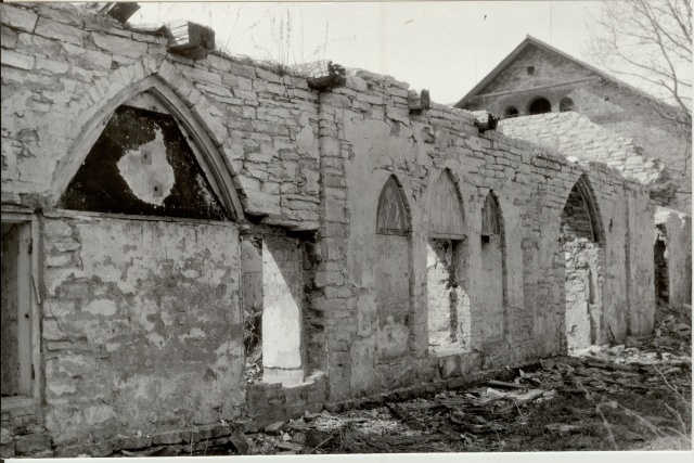 Photo The ruins of the building of Türi-Allik Manor Manor Manor in 1996
