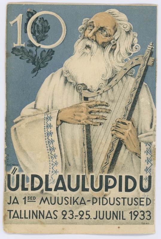 10 Üldlaulupidu ja 1sed Muusika-pidustused Tallinnas 23-25 juunil 1933