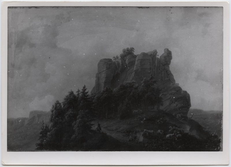 Fotoreproduktsioon A. Hagen "Maastik" Eesti Kunstimuuseumi kunstikogust.