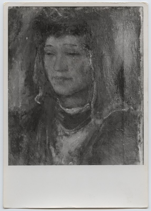 Fotoreproduktsioon J. Grunberg "Meeleolu"- Talvenäitus 1944. aastal.