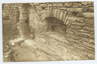 Tallinn, arheoloogilised kaevamised Pirita kloostris, müüridetail.  duplicate photo