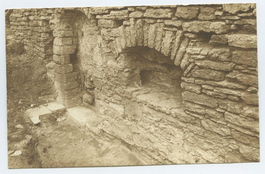 Tallinn, arheoloogilised kaevamised Pirita kloostris, müüridetail.