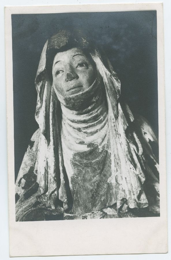 Püha-Brigitta puuskulptuur Vadstena kloostris.