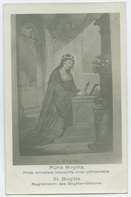 Püha-Birgitta, Pirita nimeliste kloostrite ordu põhjendaja.  duplicate photo