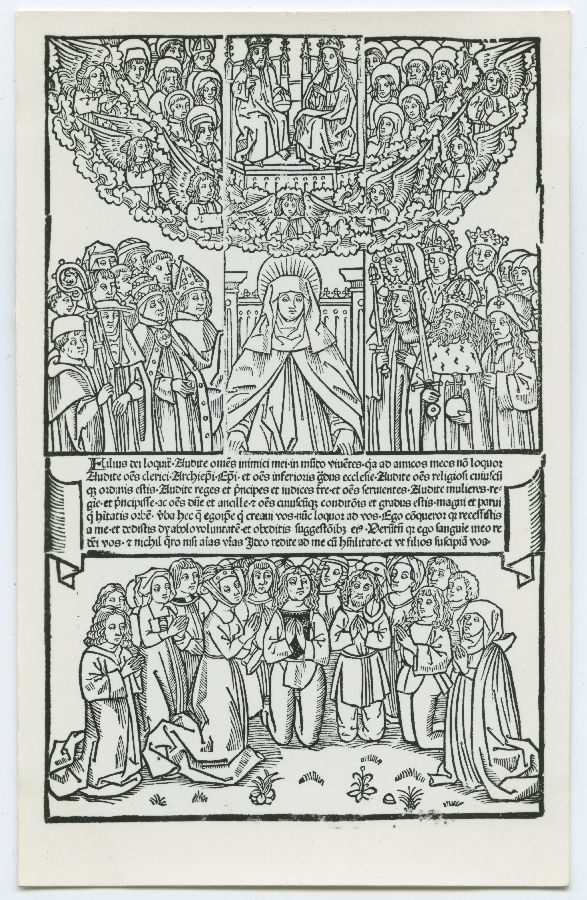 Lehekülg raamatust "Birgitta Revelations, Lübeck, Bartholomaeus Chotan 1492."