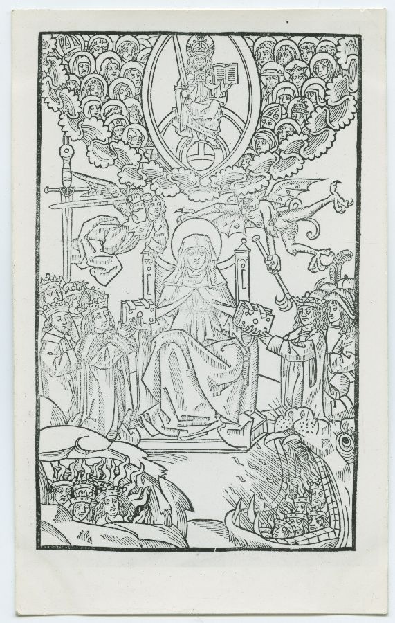 Lehekülg raamatust "Birgitta Revelations, Lübeck, Bartholomaeus Chotan 1492."