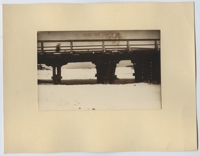 Tallinn, Pirita jõe sild talvel, fotovõistlustöö.