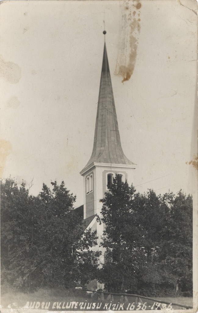 Audru ev. Luteriusu Church 1636-1936