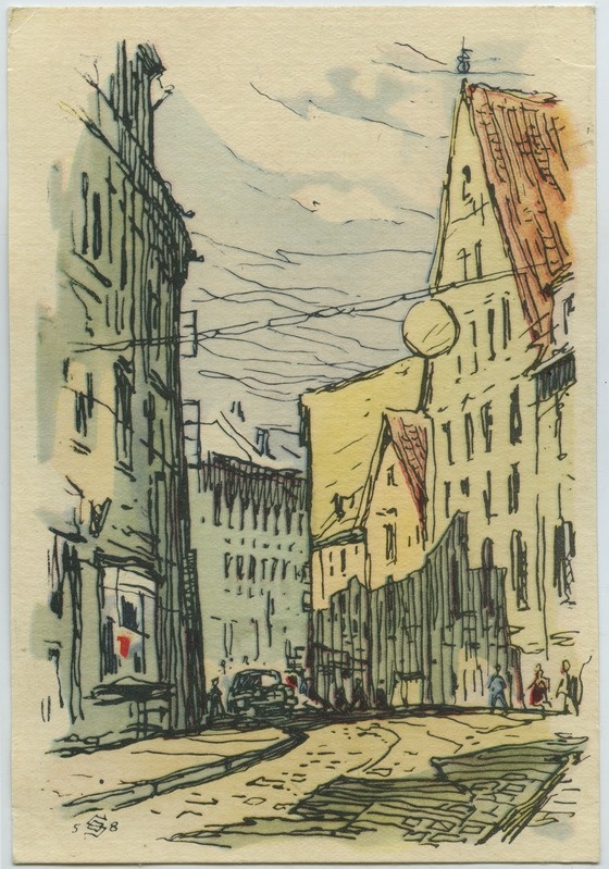 O. Soans, Tallinn. Vaade Vanale turule