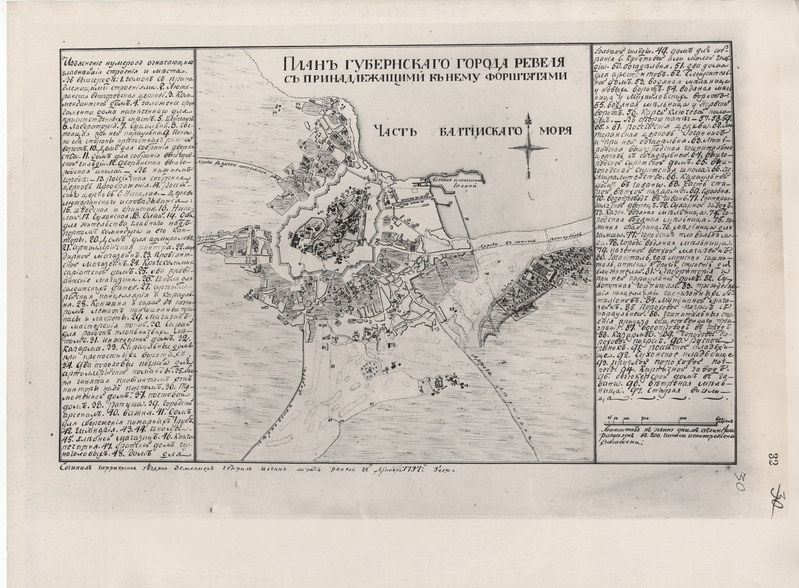 Tallinna linna ja eeslinnade plaan