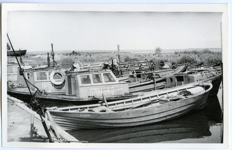 Fishing boats in the port of Lindi Audruranna Department of Pärnu Kalur