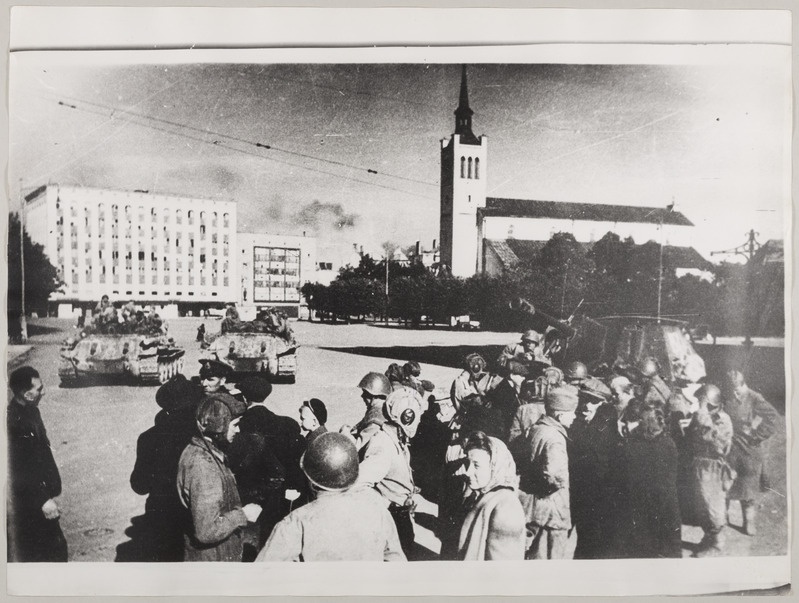 Nõukogude armee võitlejad Tallinnas