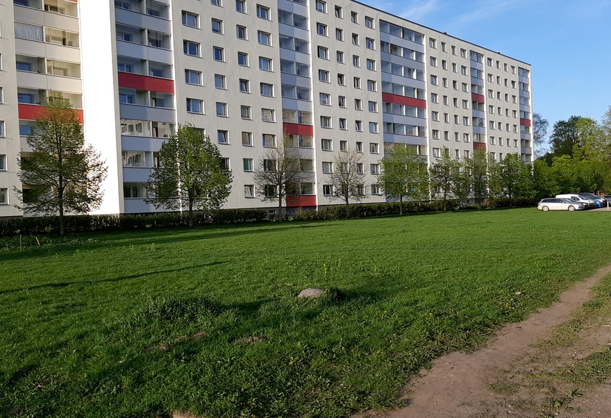 Lilleküla, view of panel rooms rephoto