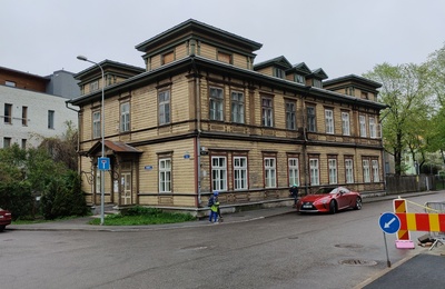 The house where the Tallinn infectious beard was located from 1909 to 1914 rephoto