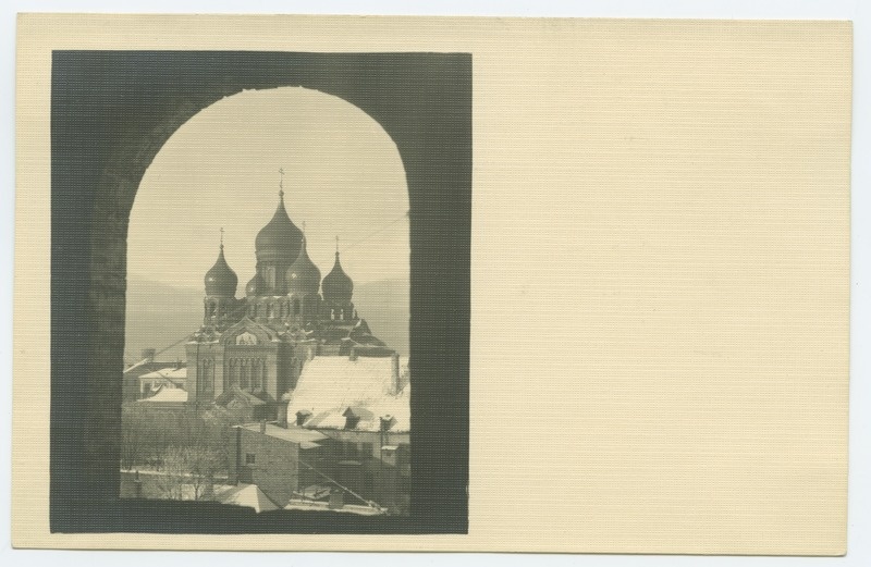 Tallinn, Aleksander Nevski katedraal, vaade Kiek-in-de Köki tornist.