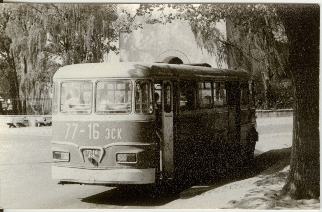 Photo, bus stop Paides after 1960
