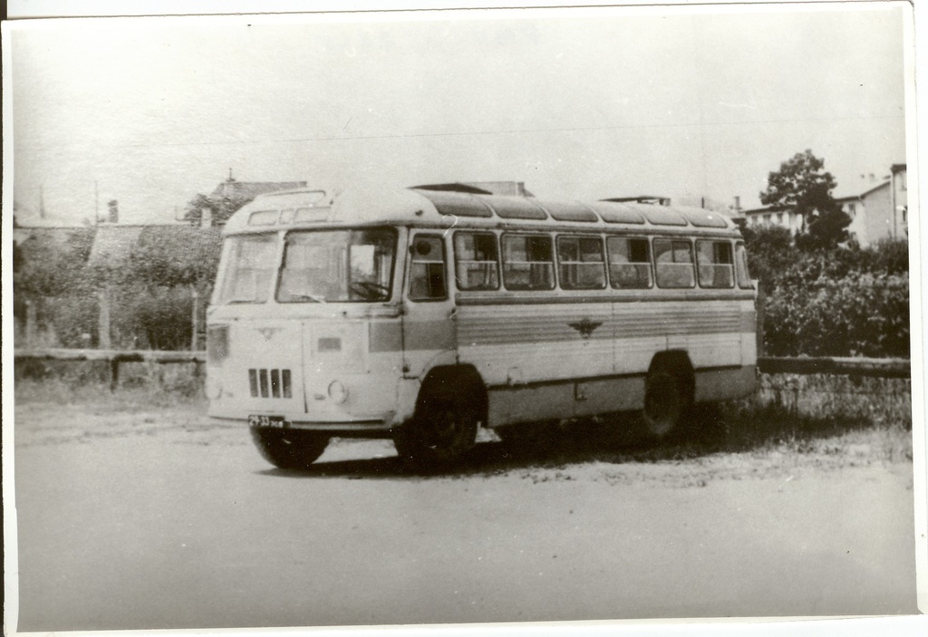 Photo, Paide Autobasis bus PaZ-652, the only "millionärbus" in the Soviet Union in the 1970s.
