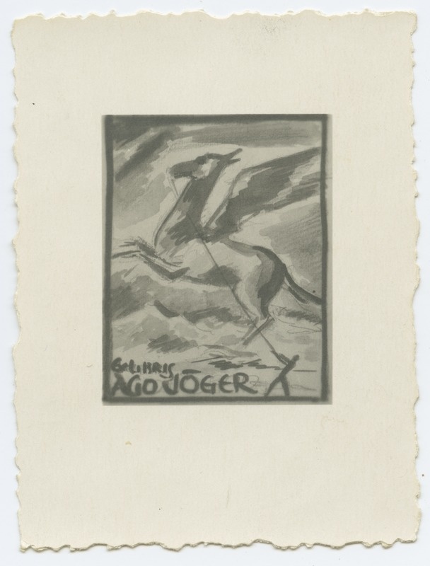 Exlibris-foto Ago Jõger