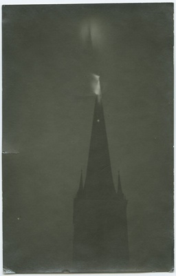 Tallinn, Oleviste kiriku torni põlemine  duplicate photo