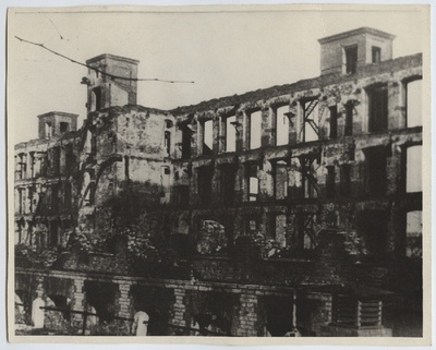 Tallinn, Kopli tänav 35, Balti Manufaktuur purustatud sakslaste poolt Teises maailmasõjas.  duplicate photo